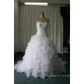 Vestido de noiva em organza elegante recém-elegante MS1395